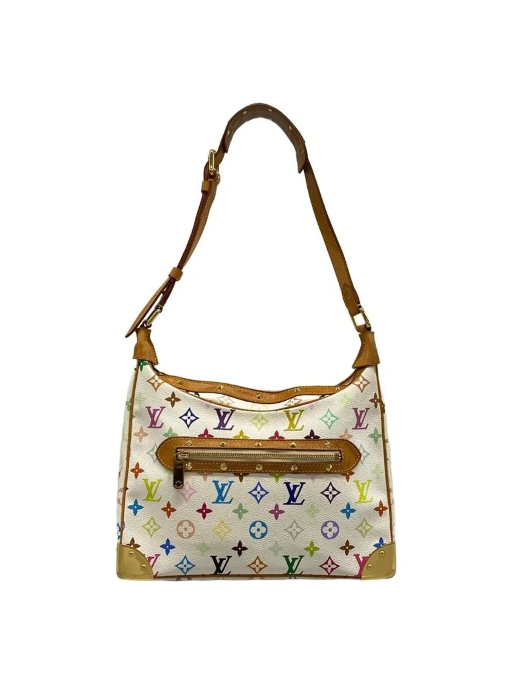 Louis Vuitton Shoulder Bag Monogram Multicolor Boulogne Blanc